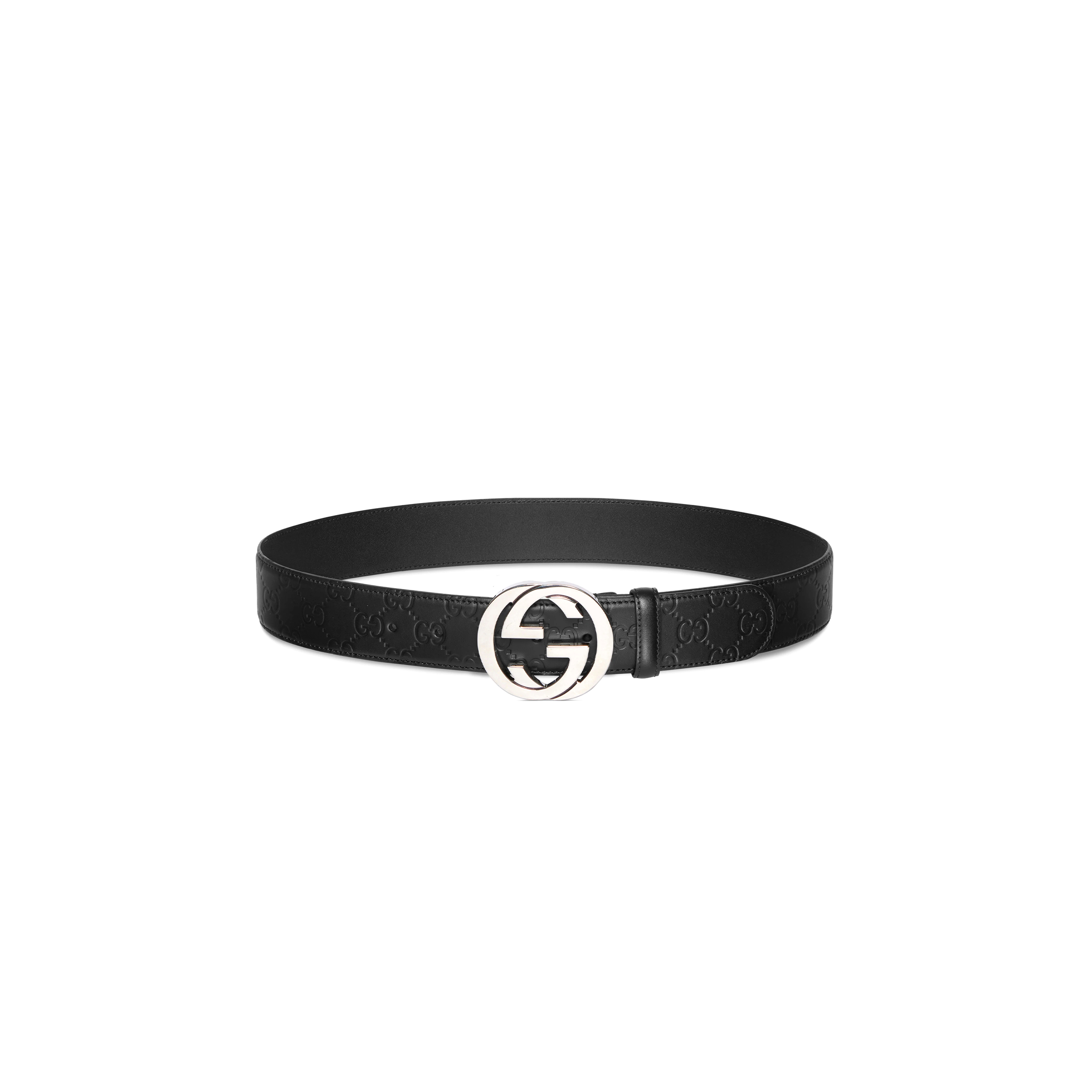 GUCCI CEINTURE AVEC BOUCLE GG ENLACÉS 411924